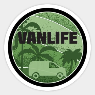 Funny Camping Van Vanlife Camper Shirt Sticker